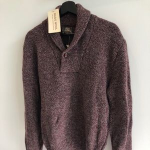 High Sierra Ragg Wool Crew Neck Button Sweater